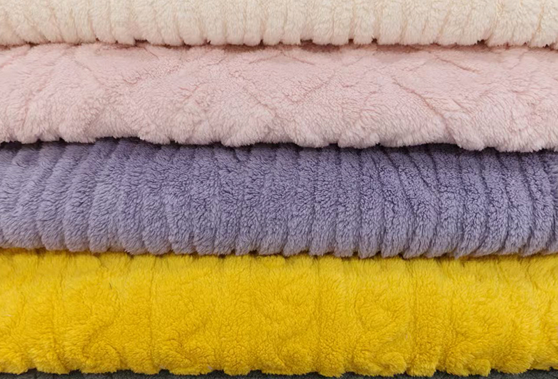 280gsm 185cm 双面立体提花舒棉绒面料 280gsm 185cm 双面立体提花舒棉绒面料