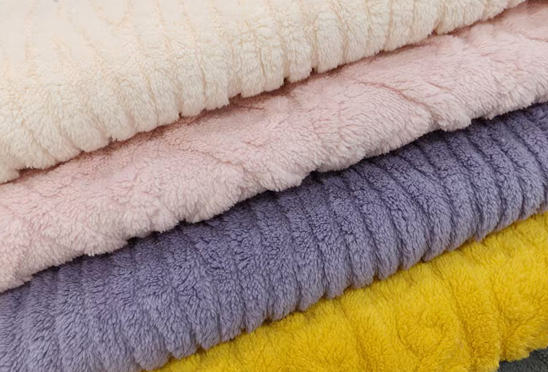 280gsm 185cm 双面立体提花舒棉绒面料