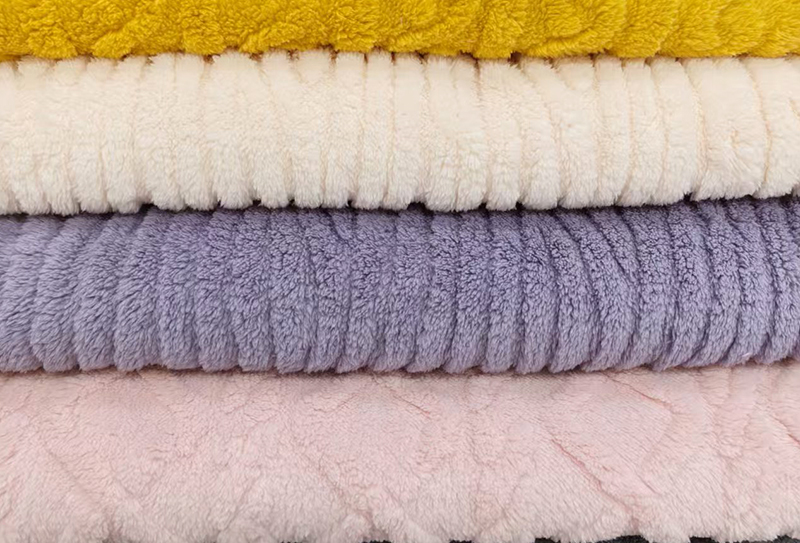 280gsm 185cm 双面立体提花舒棉绒面料 280gsm 185cm 双面立体提花舒棉绒面料