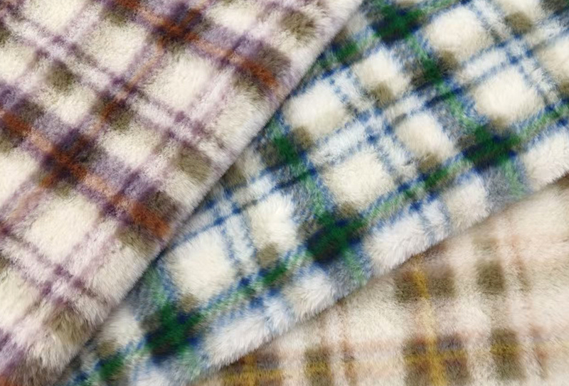 500g 160cm 兔毛印花美丽格面料