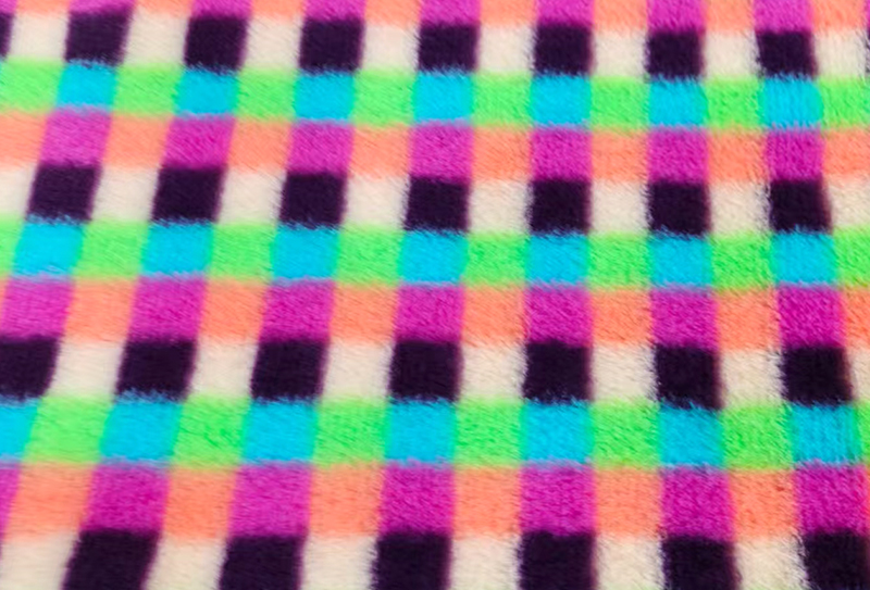 500mg 160cm 彩格子兔毛印花毛绒布料 500mg 160cm 彩格子兔毛印花毛绒布料