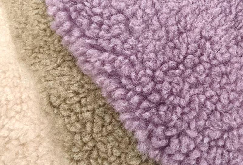 700mg*160cm 费尔岛羊绒卷毛颗粒布料