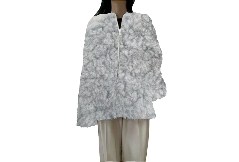 900mg*160cm 小云朵绒大颗粒毛绒布料适用于服装