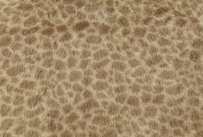 700mg*170cm 小金貂印花豹纹毛绒面料适用于包包/衣服 700mg*170cm 小金貂印花豹纹毛绒面料适用于包包/衣服