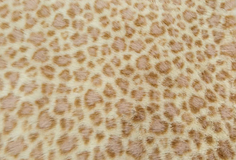 700mg*170cm 小金貂印花豹纹毛绒面料适用于包包/衣服 700mg*170cm 小金貂印花豹纹毛绒面料适用于包包/衣服