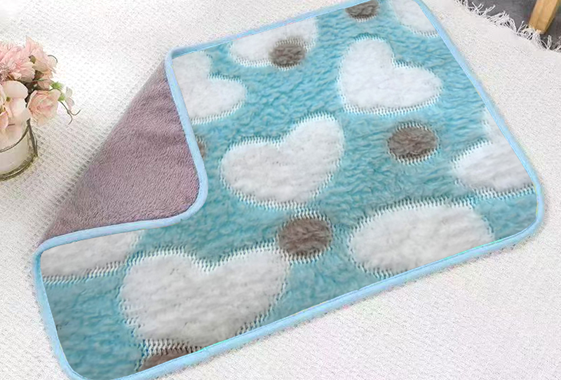 230gsm 160cm 双面法兰绒立体印花毛绒面料