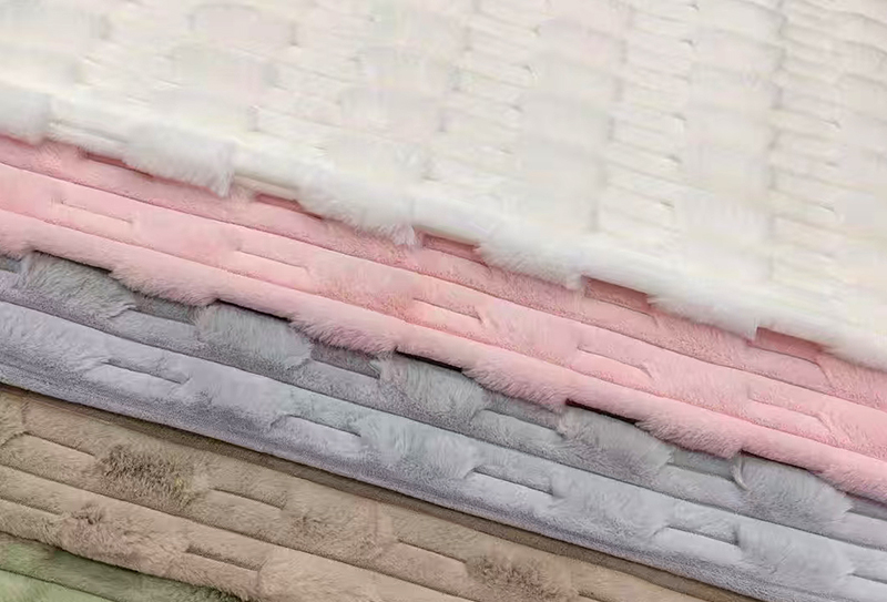 400gsm*190cm 富贵竹立体毛绒面料 400gsm*190cm 富贵竹立体毛绒面料