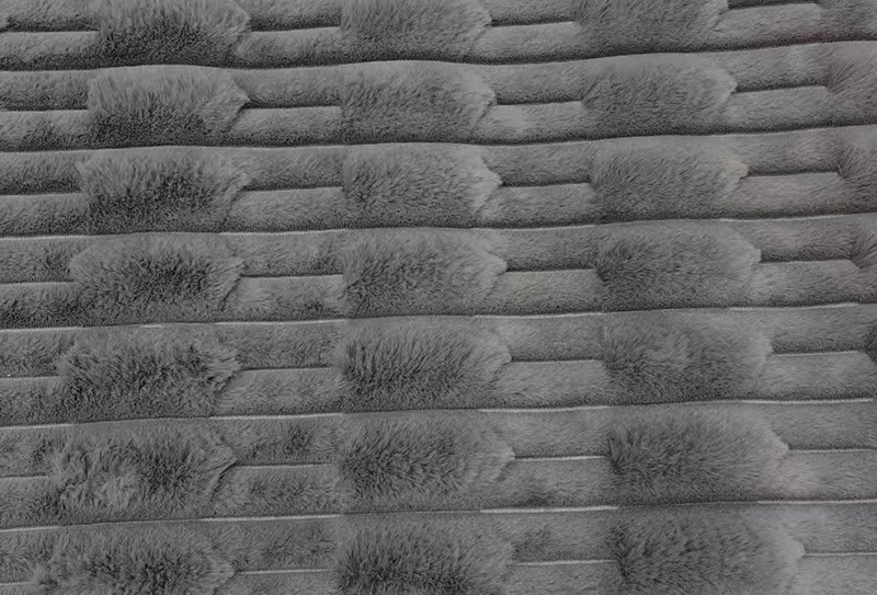 400gsm*190cm 富贵竹立体毛绒面料 400gsm*190cm 富贵竹立体毛绒面料