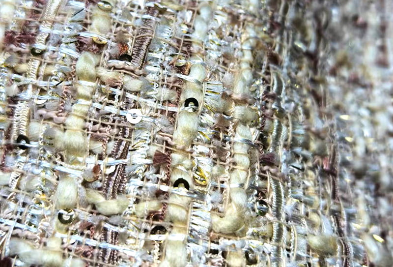 550mg 148cm门幅小香风编织面料k240230